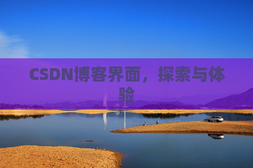 CSDN博客界面,探索与体验